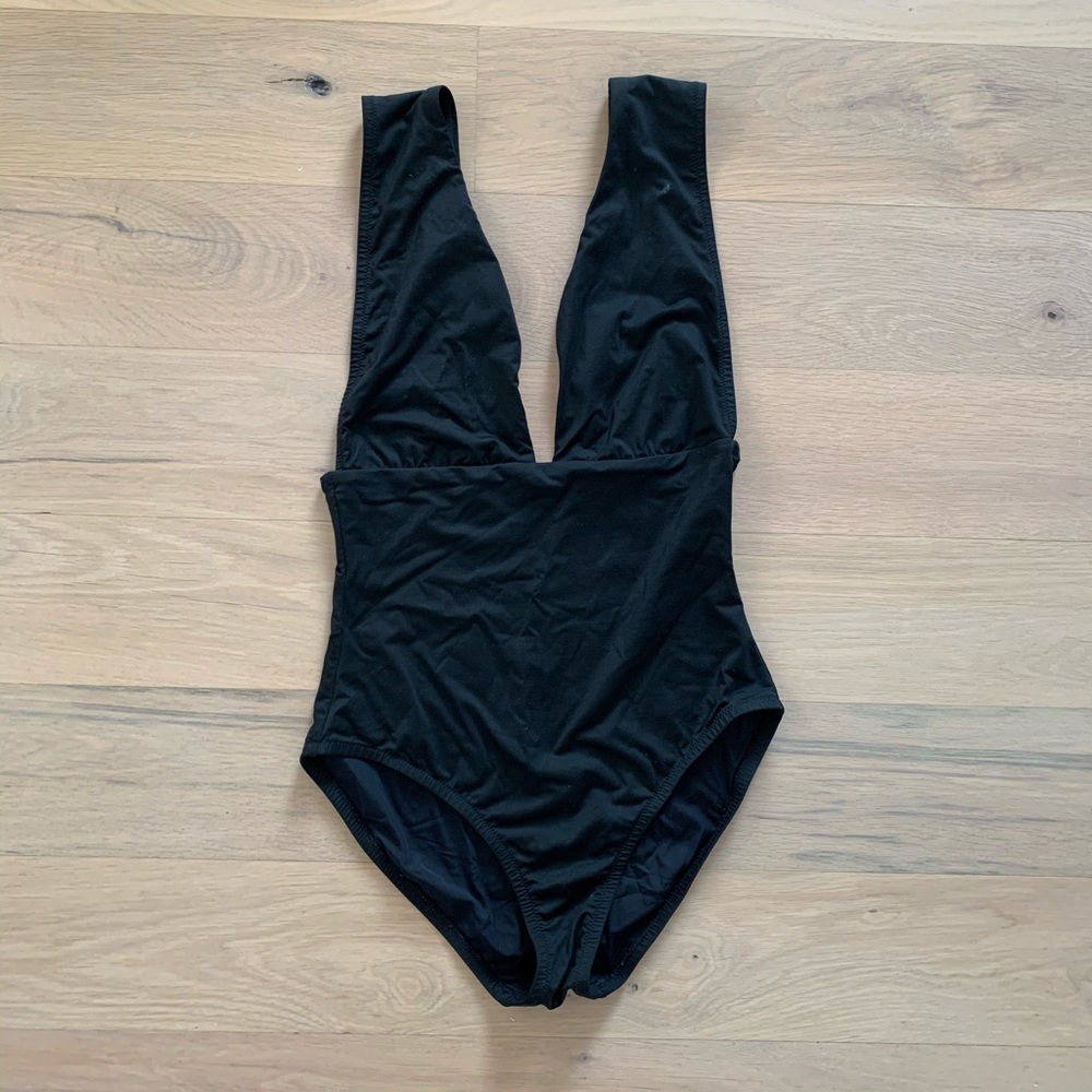 J. Crew one piece v neck swimsuit size 8